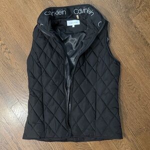 Calvin Klein Women's Black Diamond-Quilted Vest
